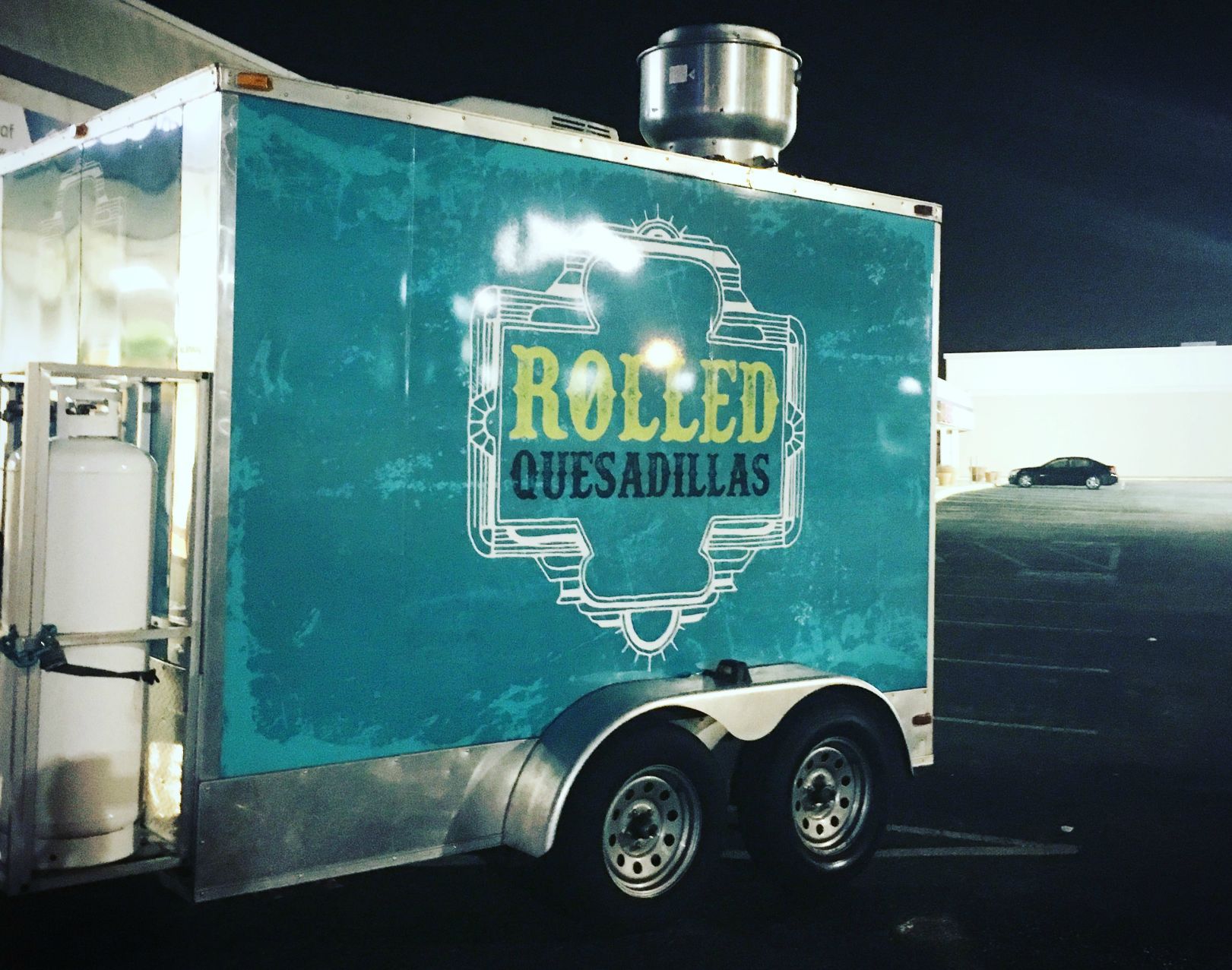 Rolled quesadilla truck